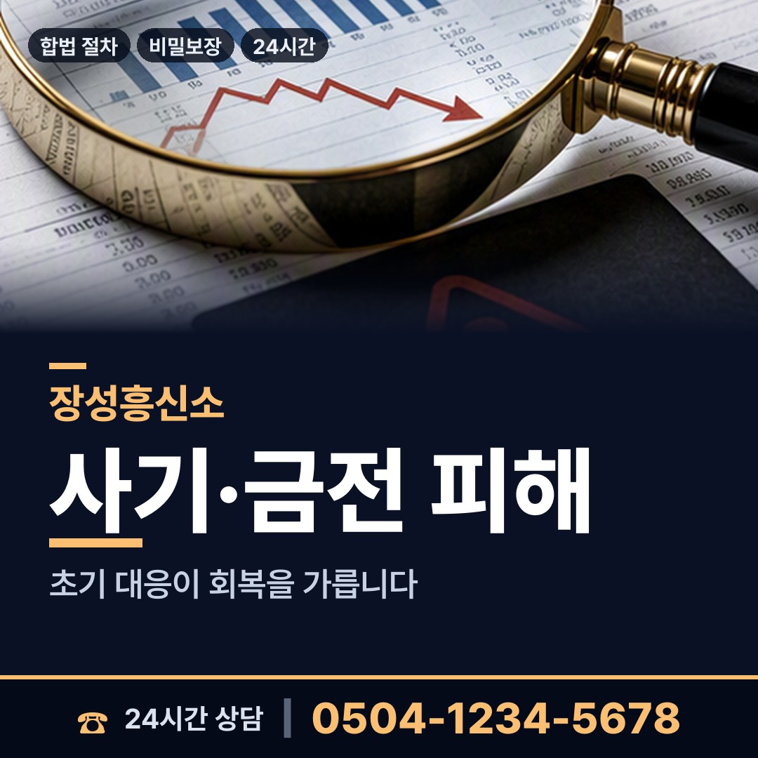 장성 서삼면 신용조사 상담 안내